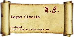 Magos Cicelle névjegykártya
